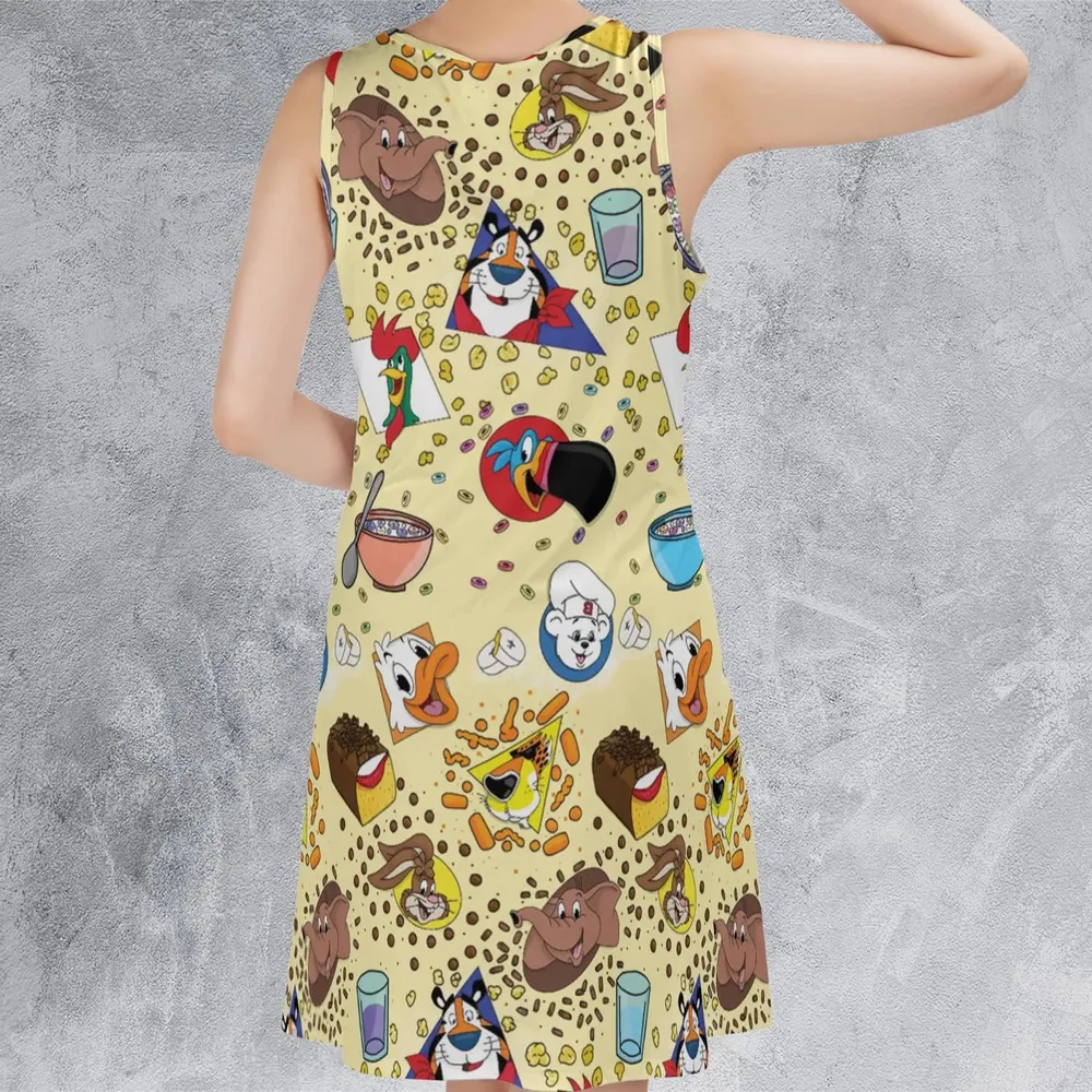 Bimbo Cheetos Cereal Mascot Sleeveless Dress - 3
