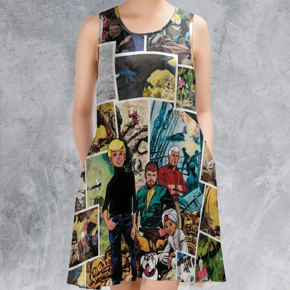 Quest's Adventure Sleeveless Dress - 2