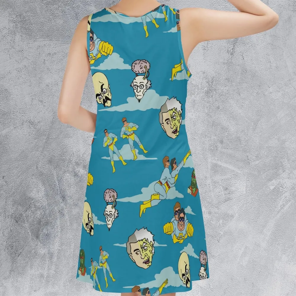The Ambiguously Gay Duo Characters Patterns Sleeveless Dress - 3