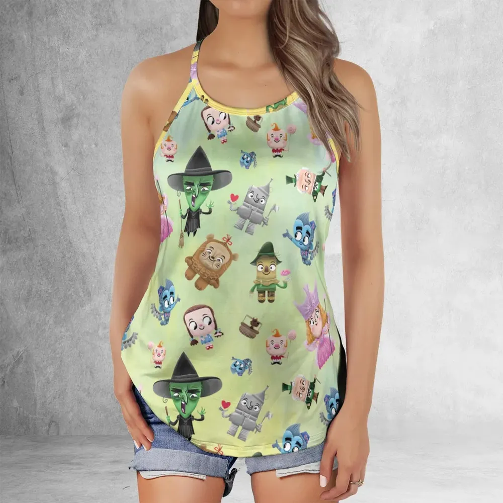 Glinda and Elphaba Meet and Greet Criss Cross Tank Top - 2