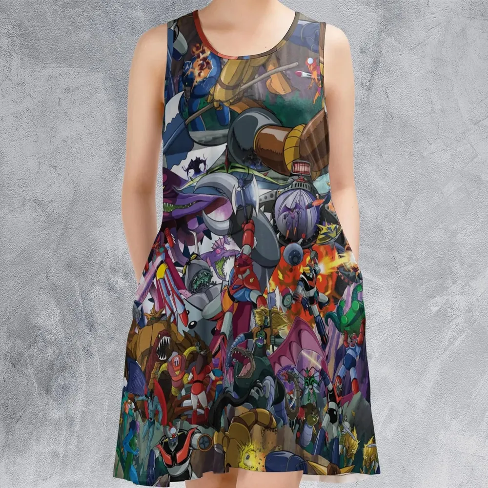 Shogun Warriors Battle Sleeveless Dress - 2