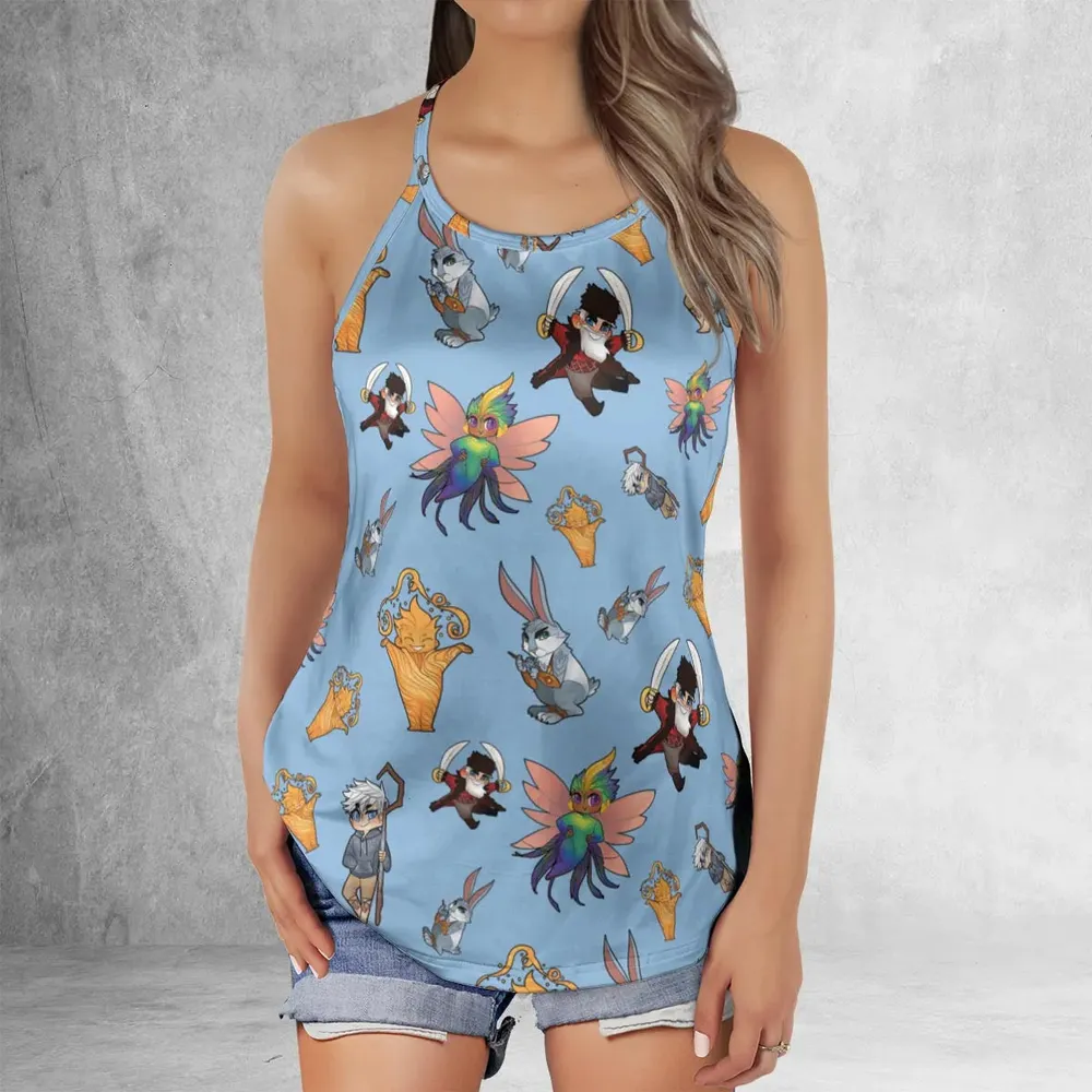 Rise of the Guardians Characters Criss Cross Tank Top - 2
