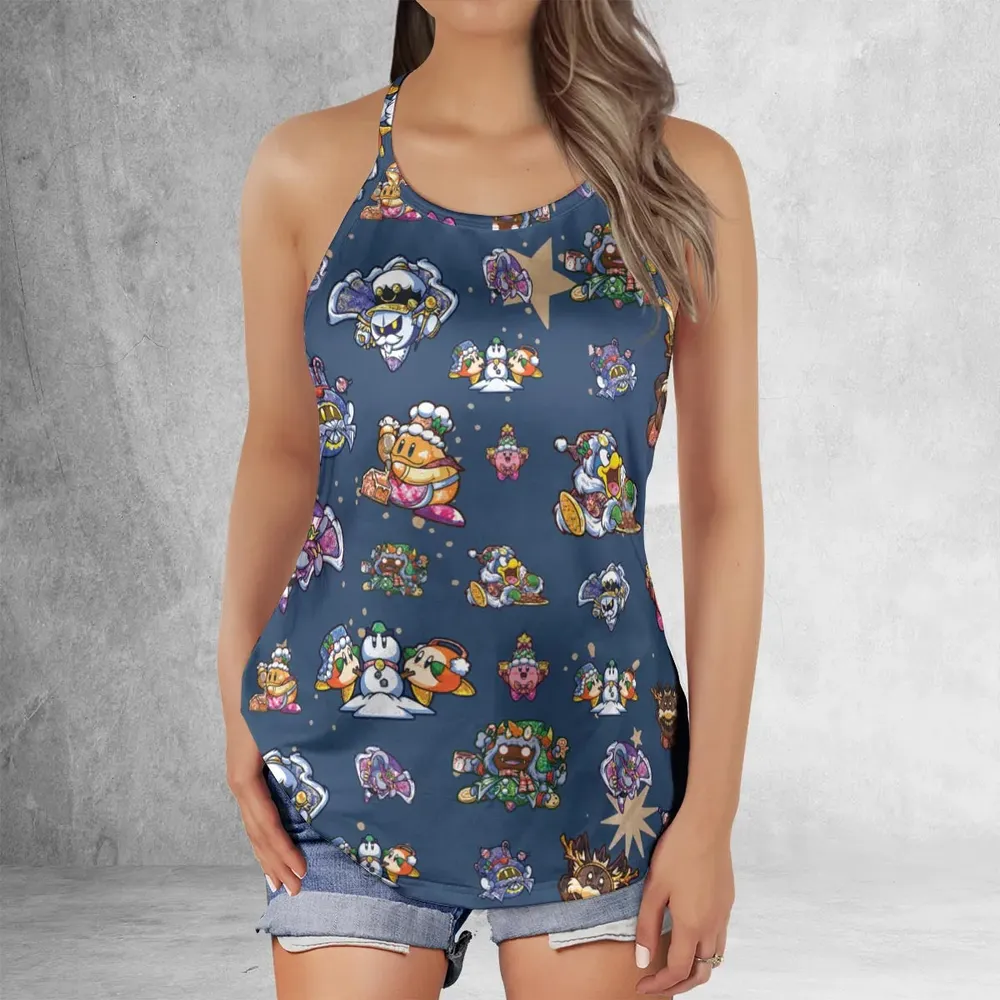 Dream Land Holiday Kirby Criss Cross Tank Top - 2