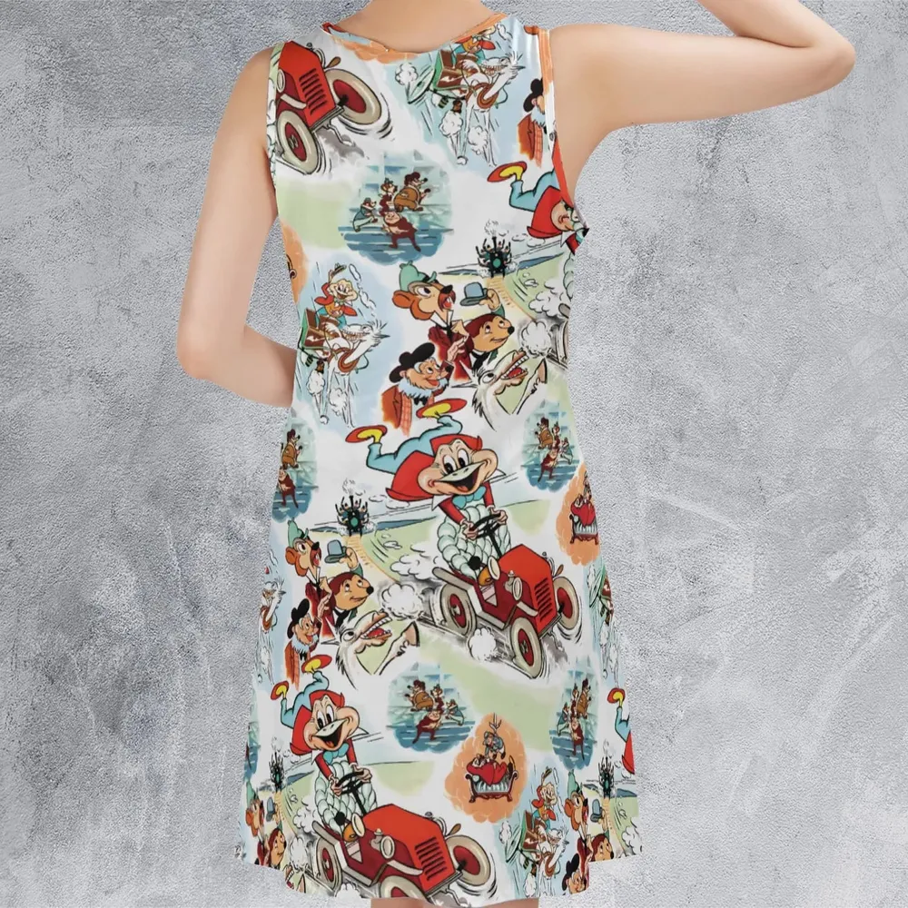 Wind in the Willows Characters Sleeveless Dress - 3