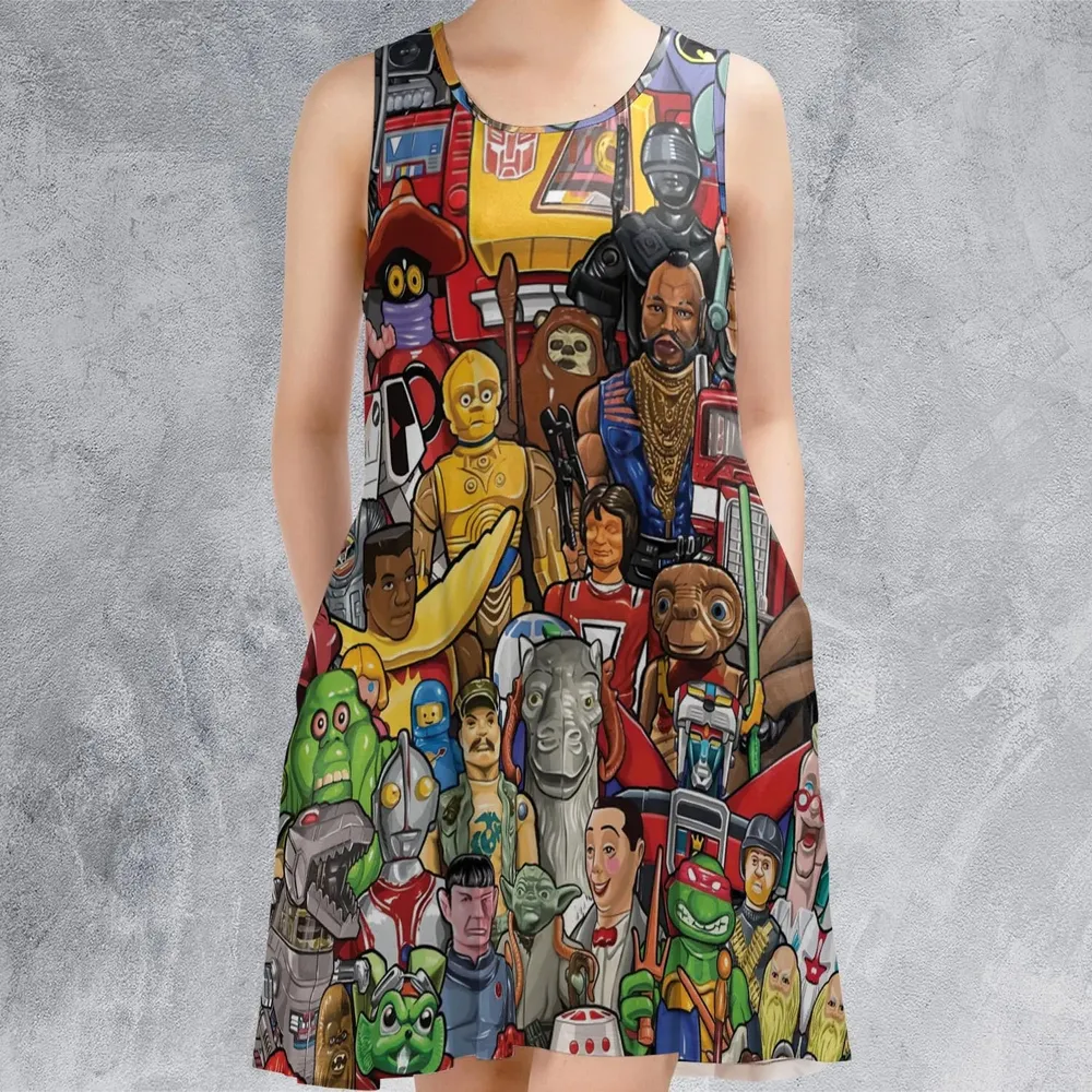 The Best Obscure 80s Toy Lines Sleeveless Dress - 2