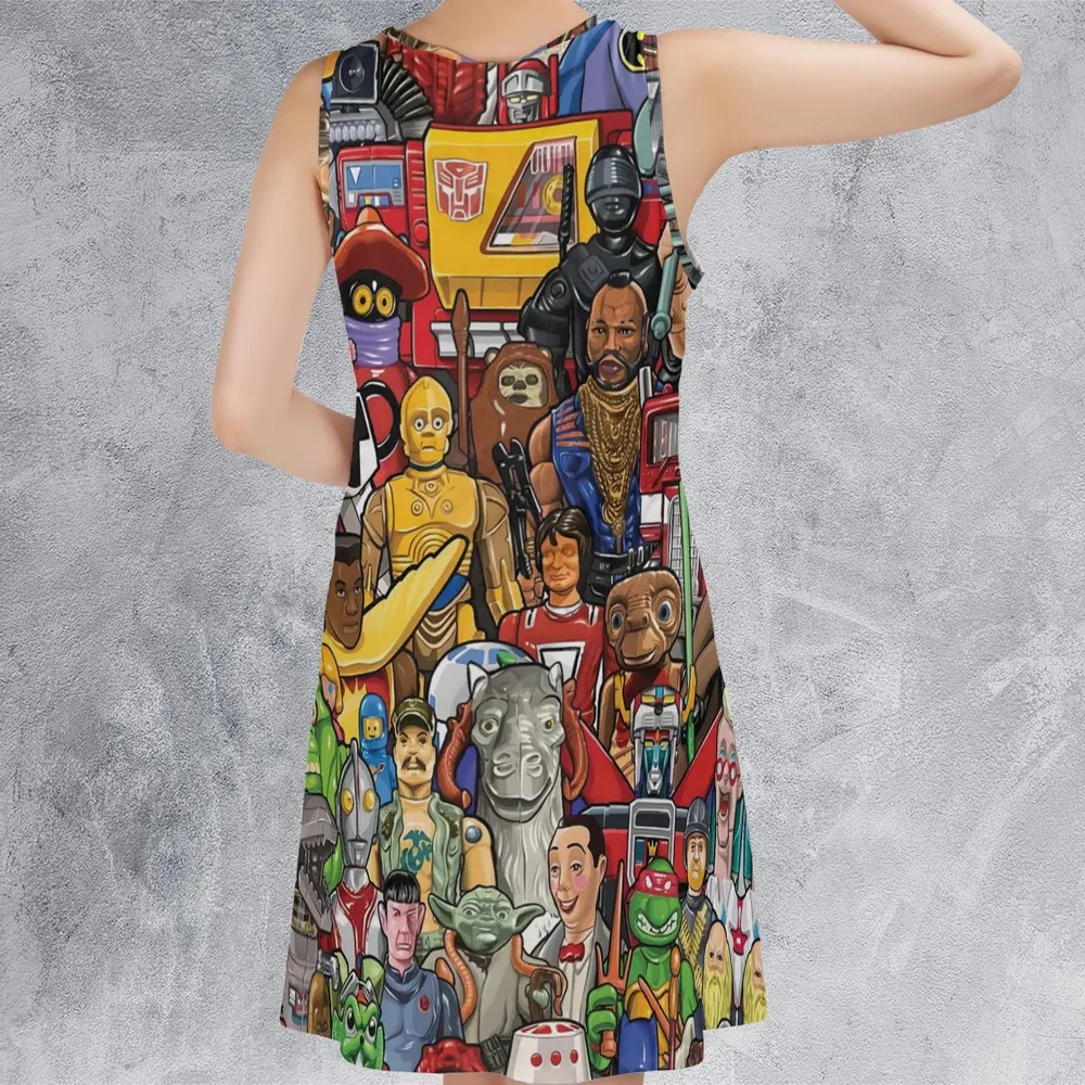 The Best Obscure 80s Toy Lines Sleeveless Dress - 3