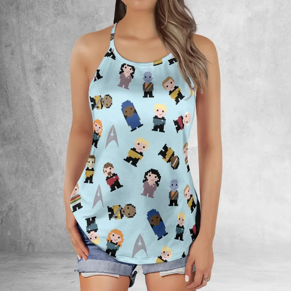 Star Pixel Star Trek Criss Cross Tank Top - 2