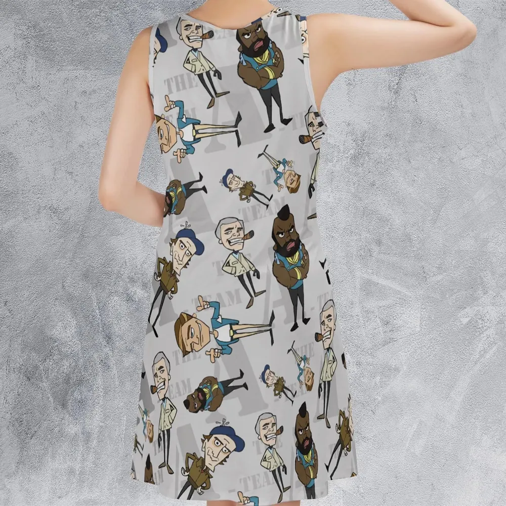 The A-team Characters Series Sleeveless Dress - 3