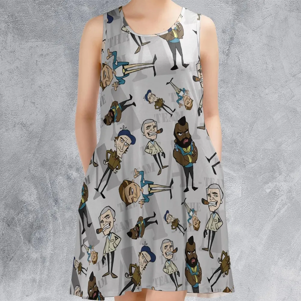 The A-team Characters Series Sleeveless Dress - 2