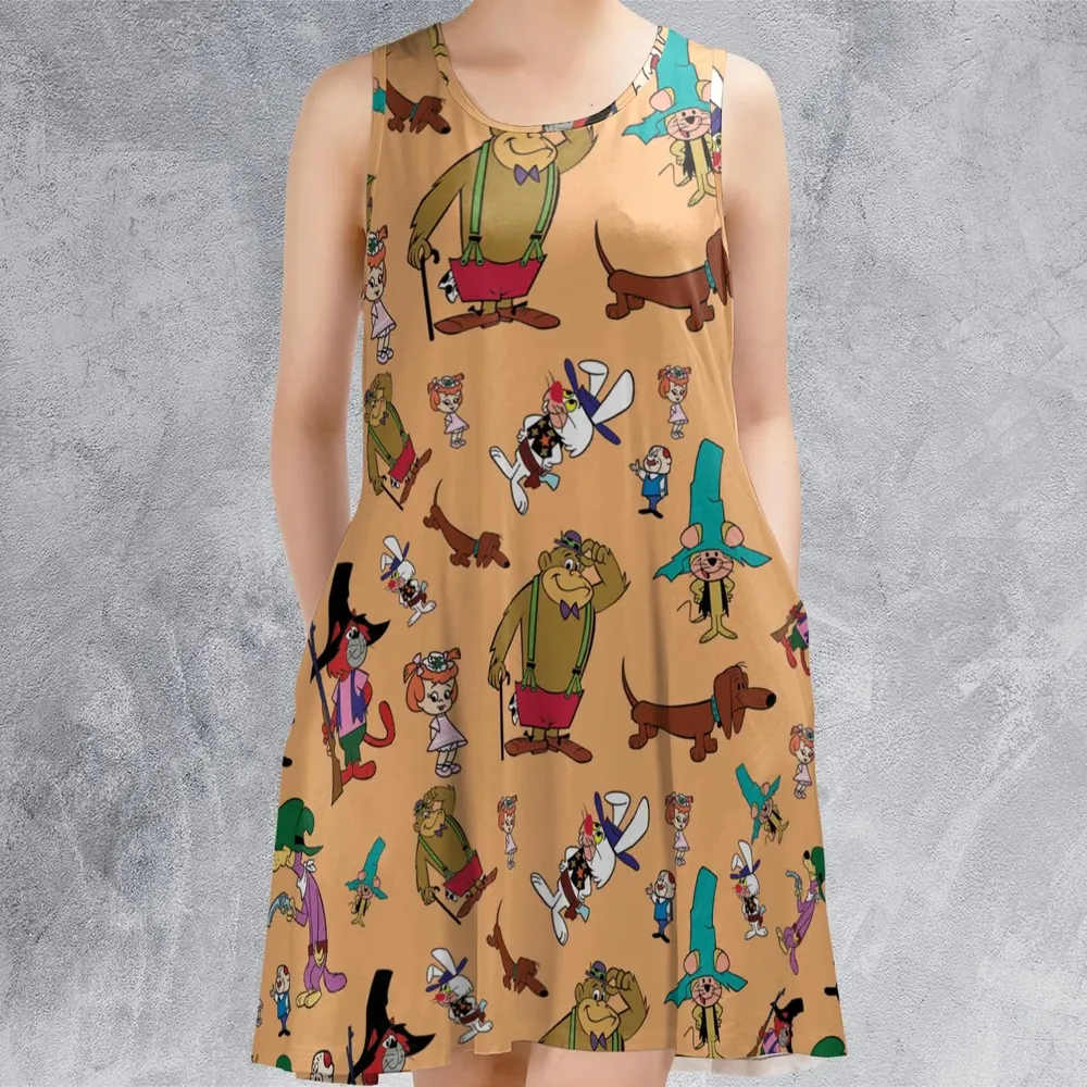 The Magilla Gorilla Show Characters Sleeveless Dress - 2