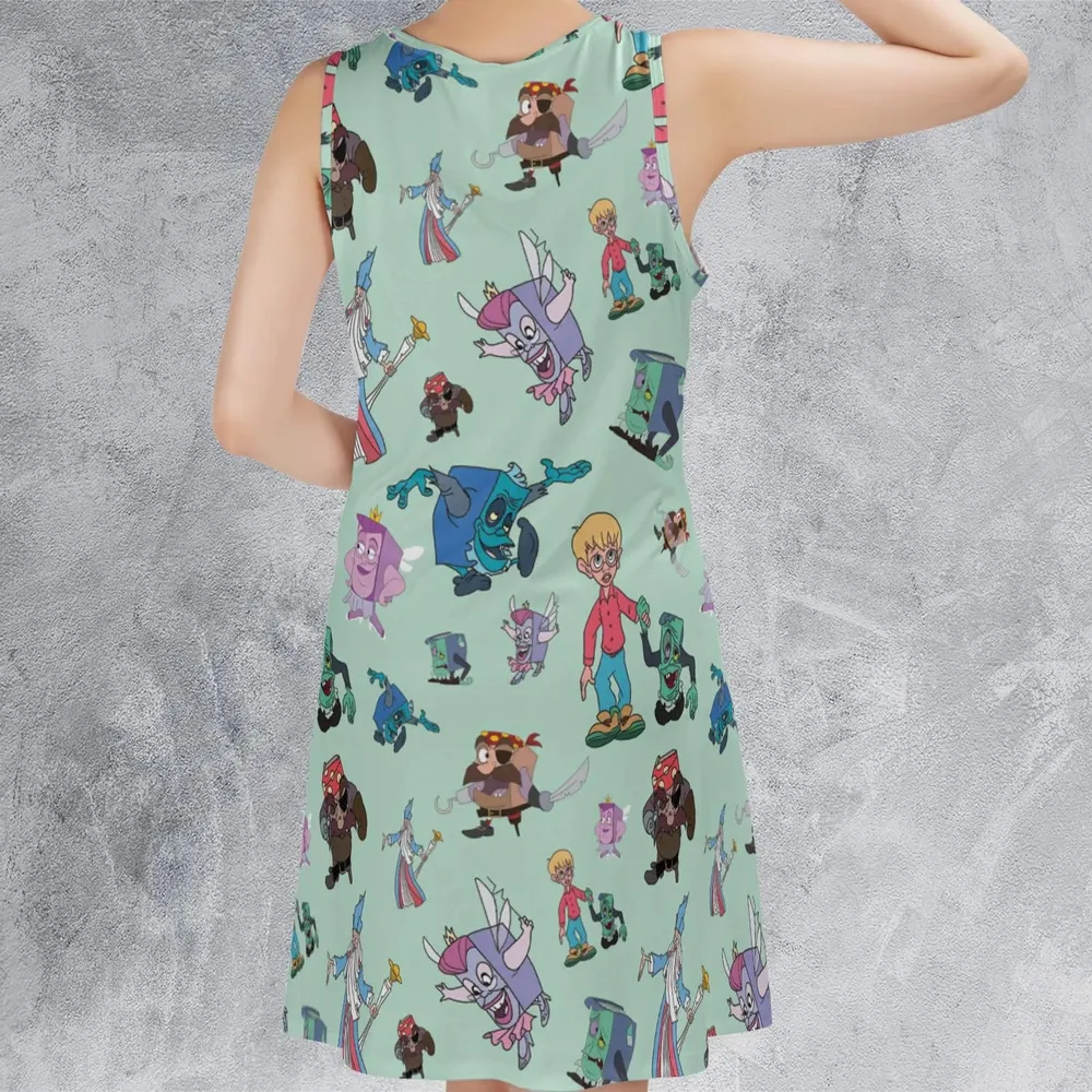 The pagemaster Cast Sleeveless Dress - 3