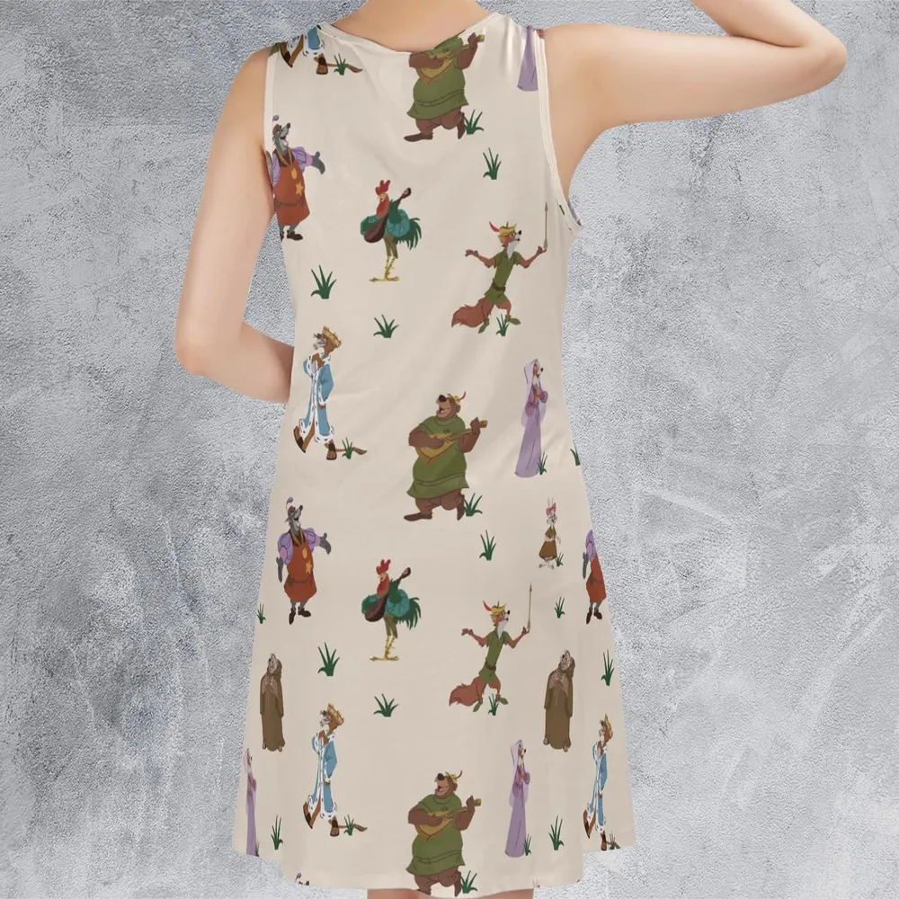 Oo-de-lally Robin Hood Characters Sleeveless Dress - 3