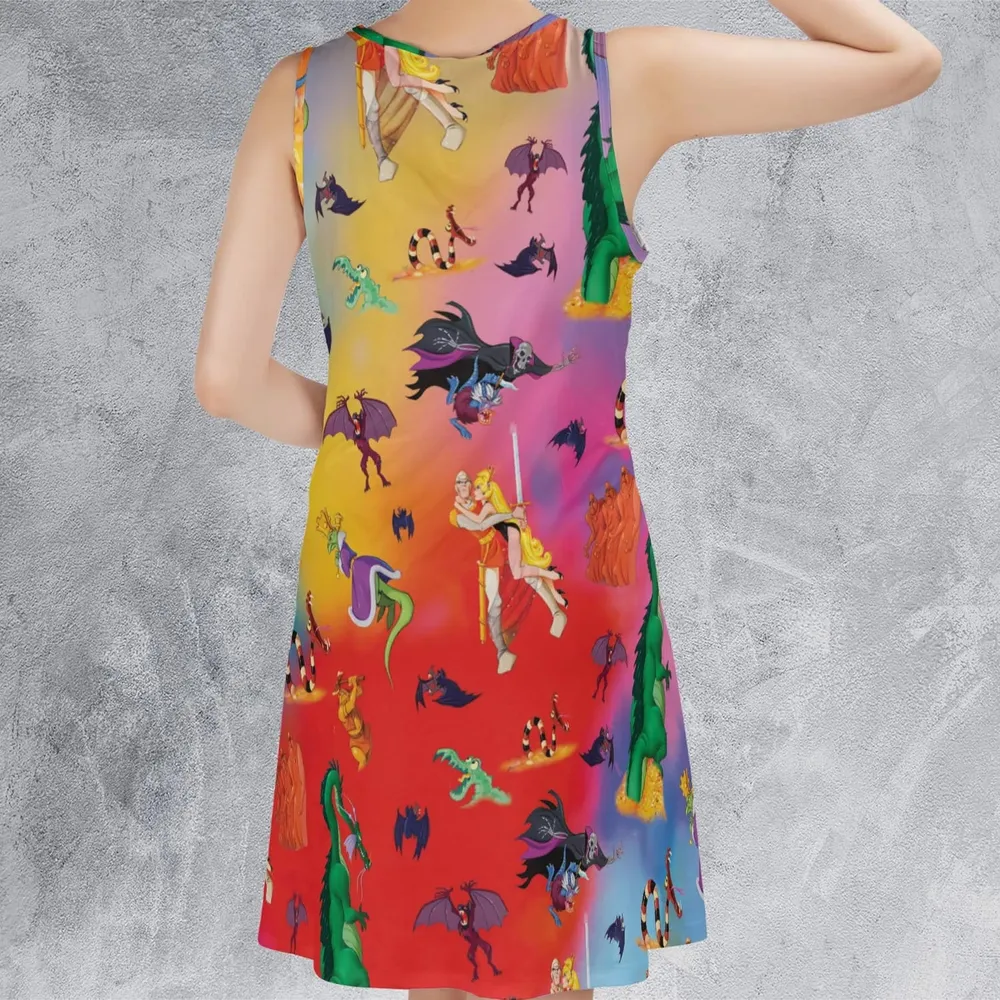 Dragon's Lair Characters Sleeveless Dress - 3