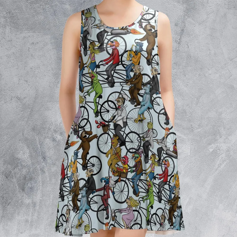 Tour De Muppet The Muppet Movie Sleeveless Dress - 2