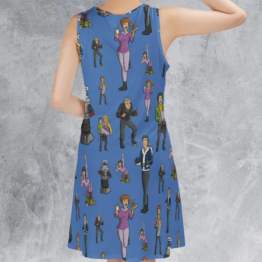 Lost In Space Characters Sleeveless Dress - 3