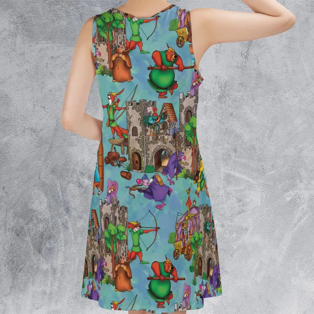 Steal From the Rich Robin Hood Sleeveless Dress - 3