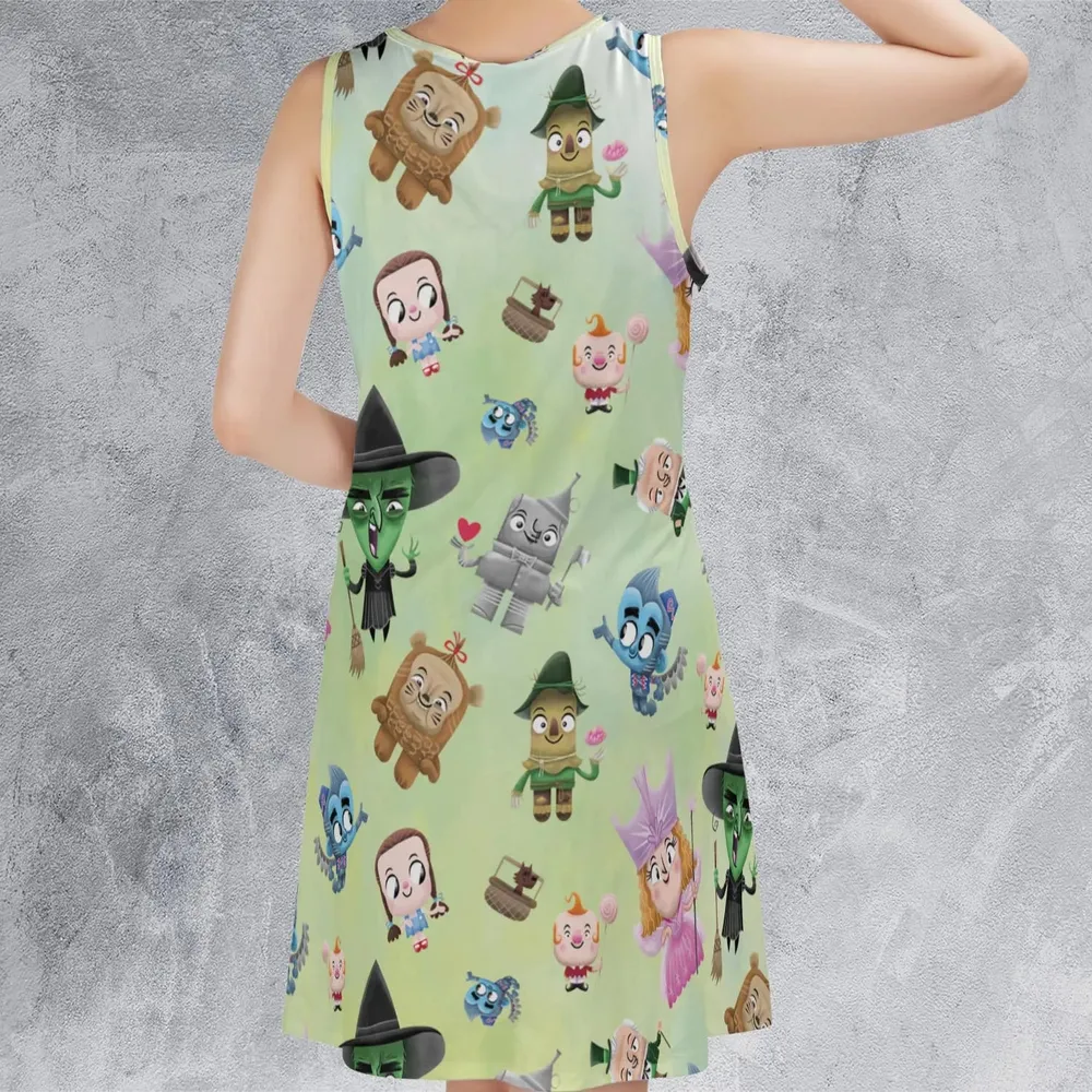 Glinda and Elphaba Meet and Greet Sleeveless Dress - 3