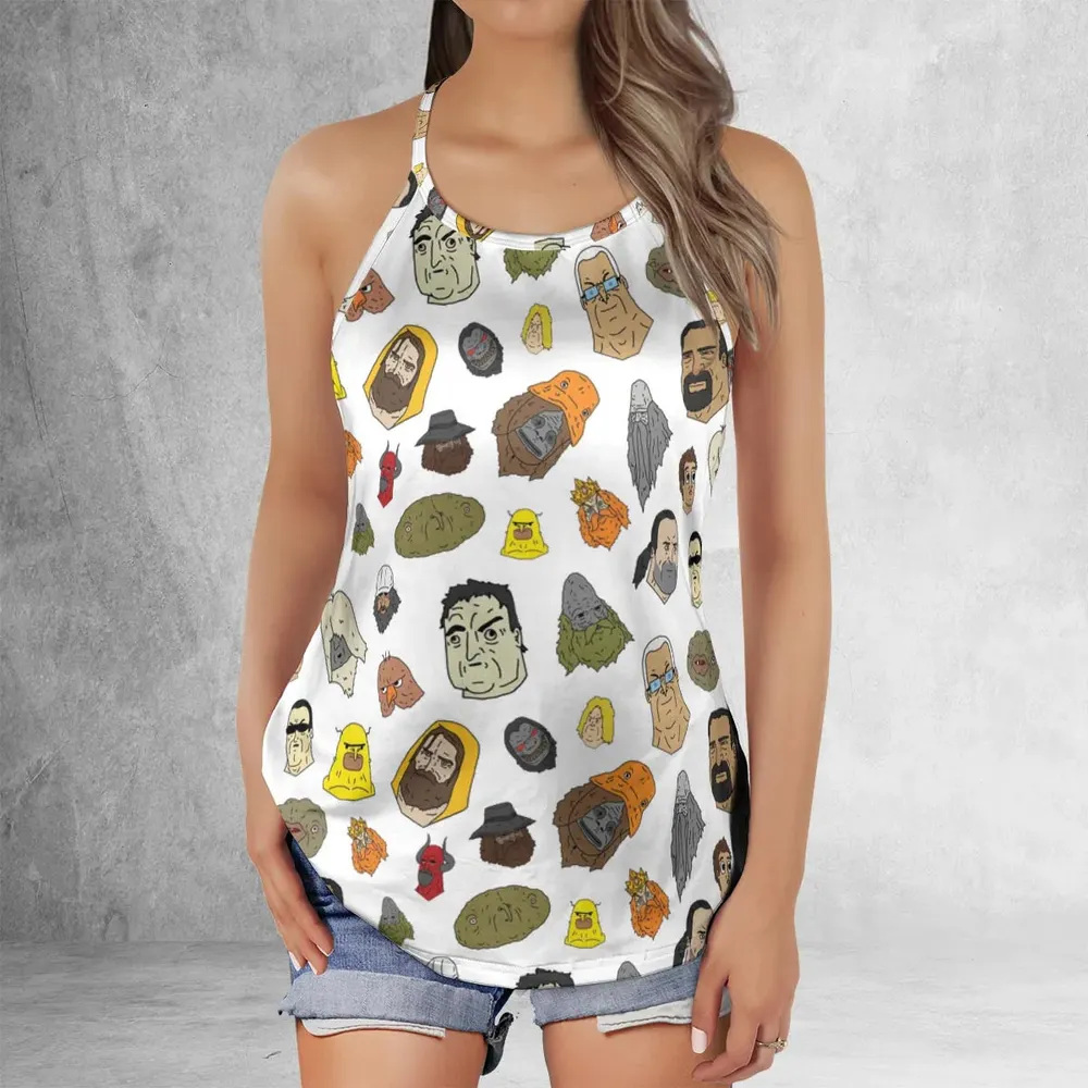 Dudeism The Big Lebowski Criss Cross Tank Top - 2