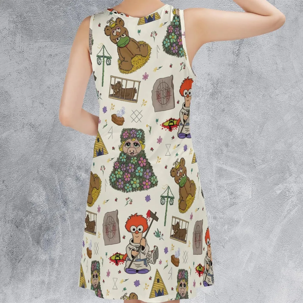 Festivites Midsommar Muppet Babies Sleeveless Dress - 3