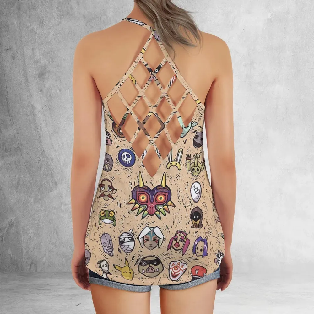 Zelda Universe The Legend of Zelda Criss Cross Tank Top - 3