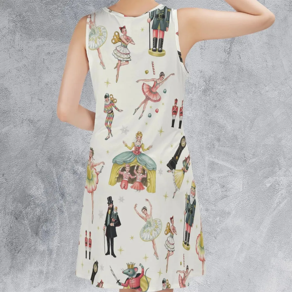 Plum Fairy for Holiday The Nutcracker Sleeveless Dress - 3