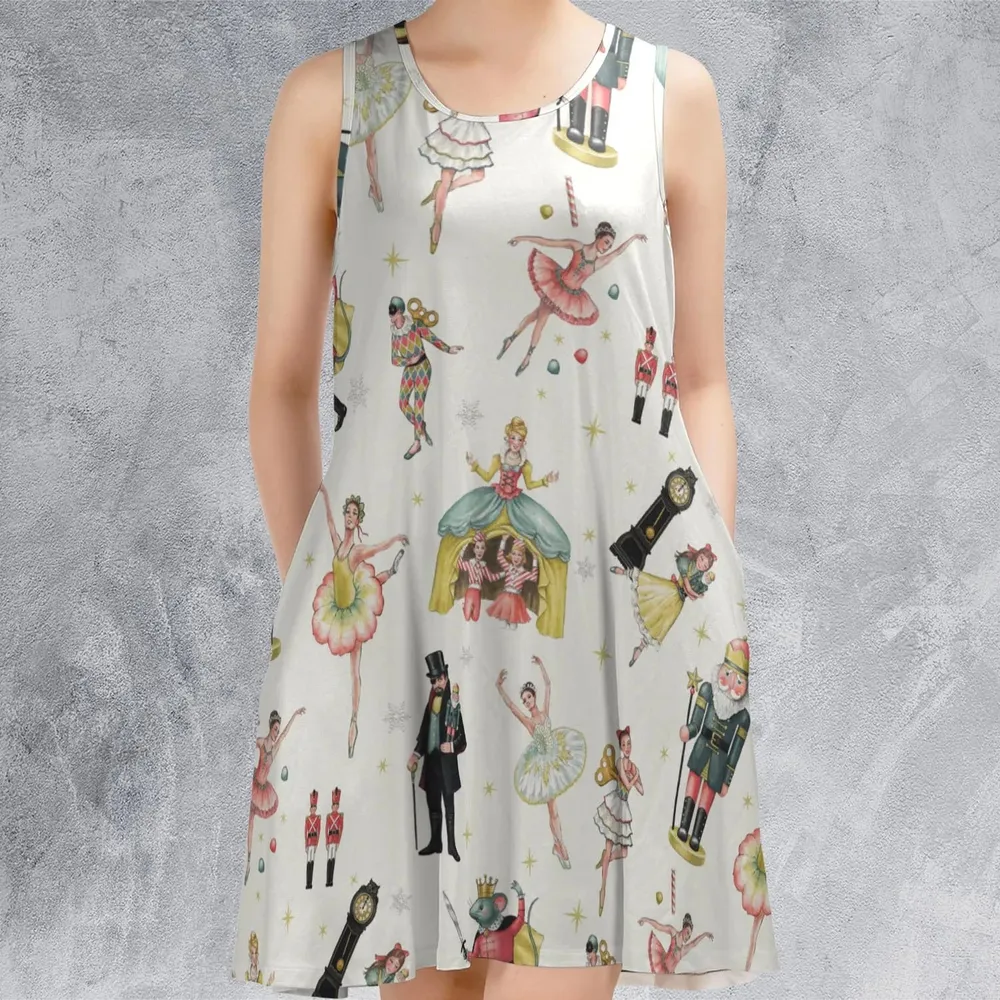 Plum Fairy for Holiday The Nutcracker Sleeveless Dress - 2