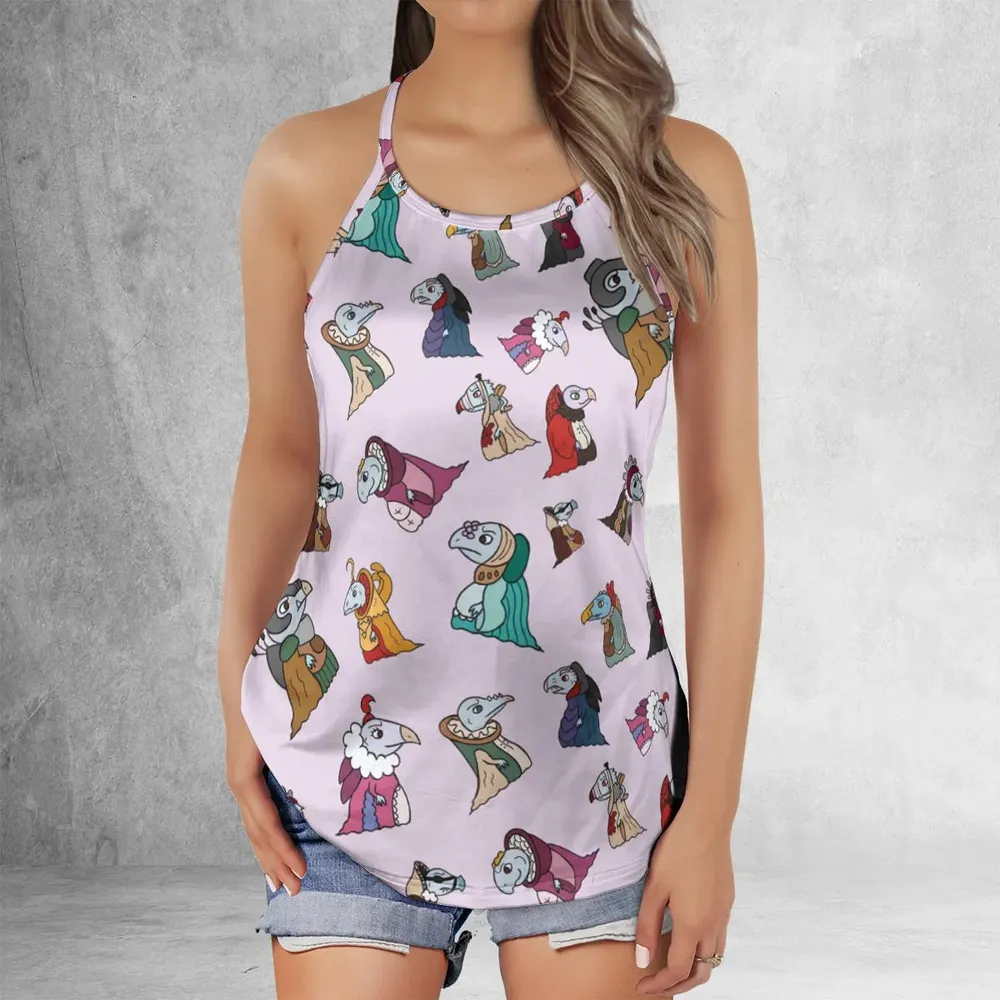 Cute Skeksis The Dark Crystal Criss Cross Tank Top - 2