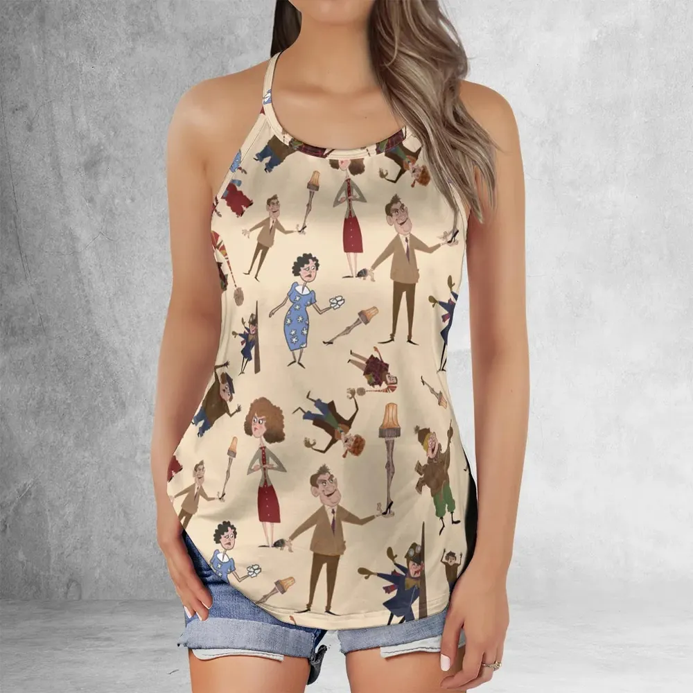 A Christmas Story Characters Criss Cross Tank Top - 2