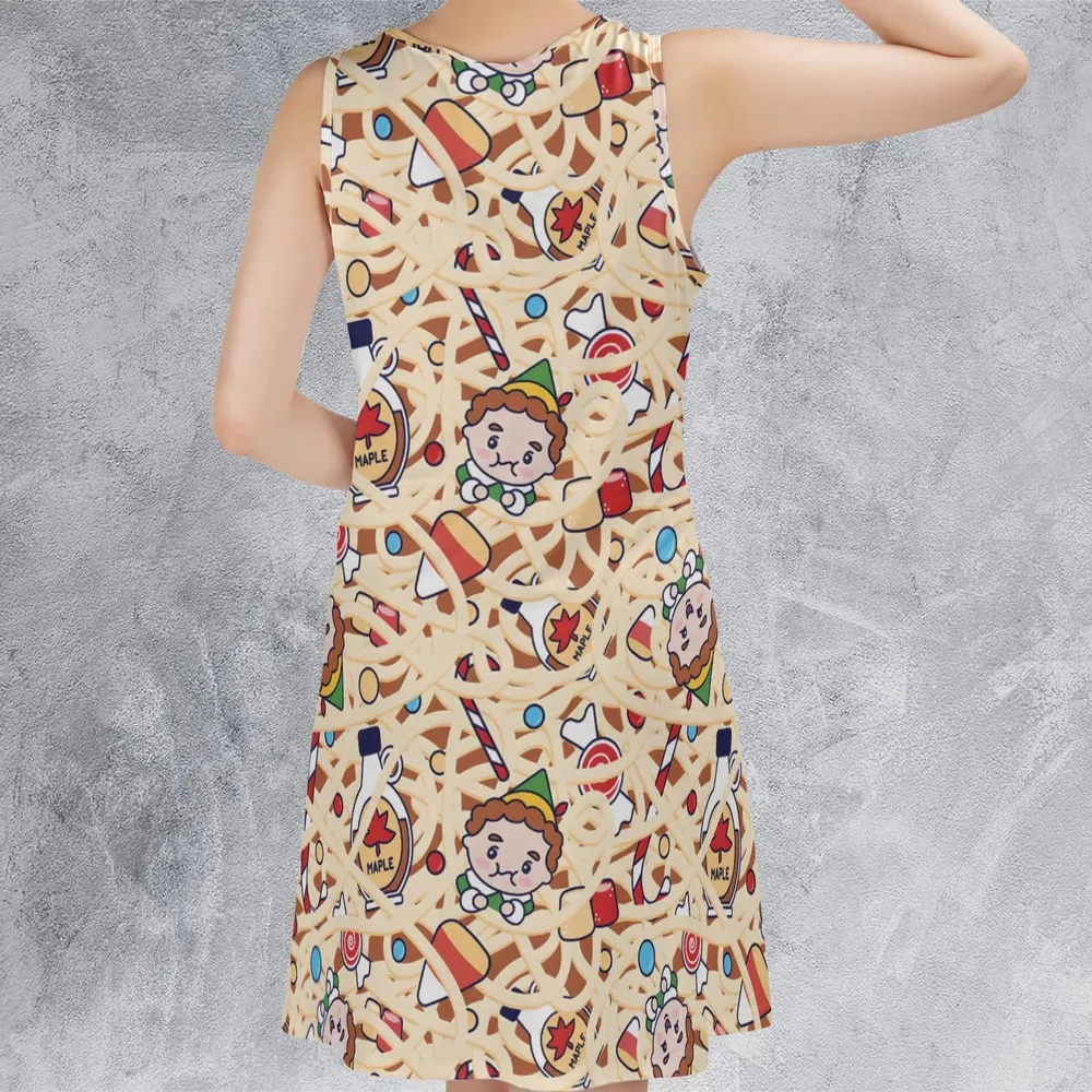 Holiday Joy Buddy the ELF Sleeveless Dress - 3