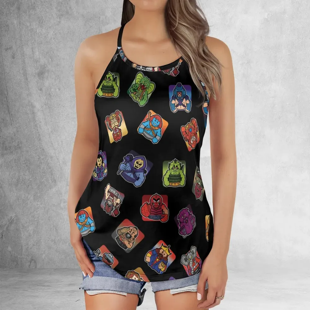 Retro Hero Masters of the Universe Criss Cross Tank Top - 2