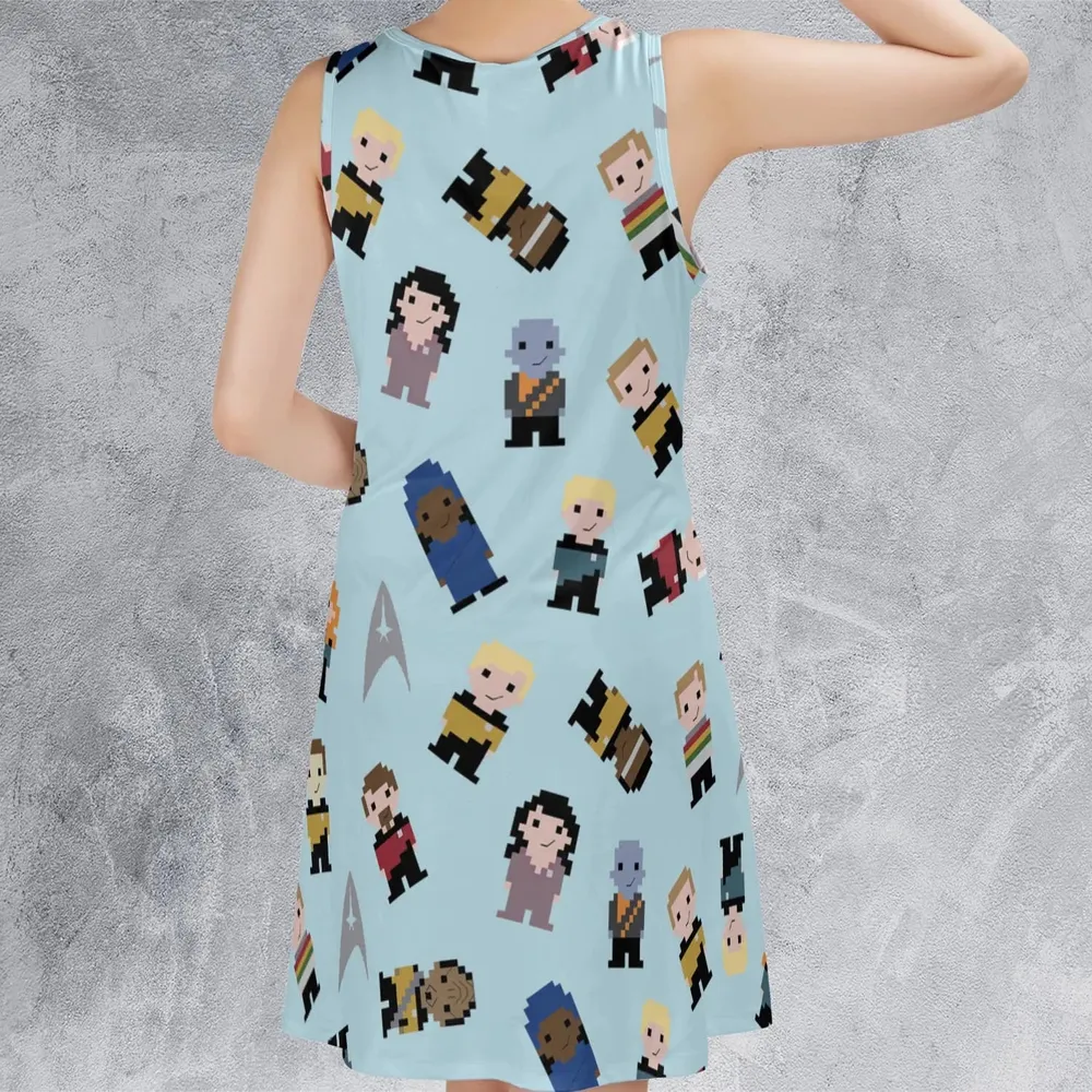 Star Pixel Star Trek Sleeveless Dress - 3
