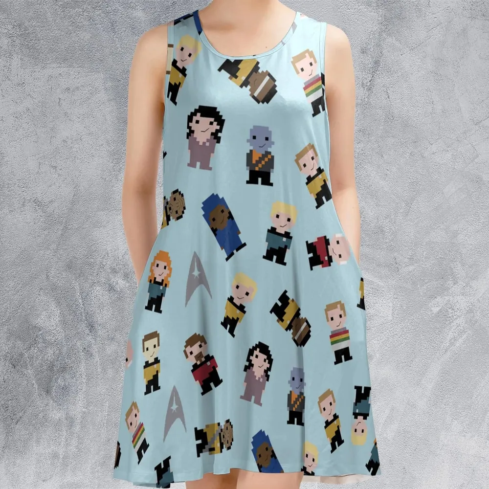 Star Pixel Star Trek Sleeveless Dress - 2