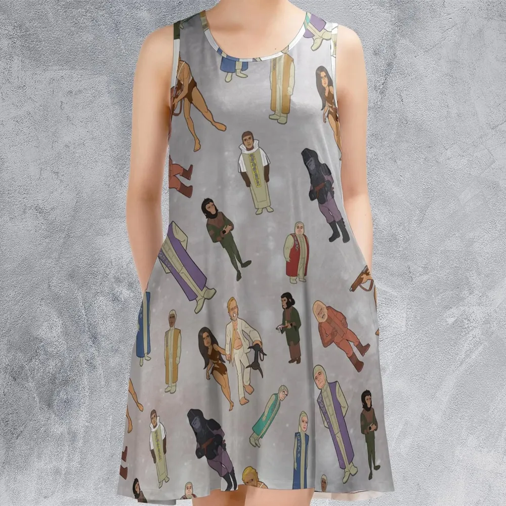 Planet of Apes Characters Sleeveless Dress - 2