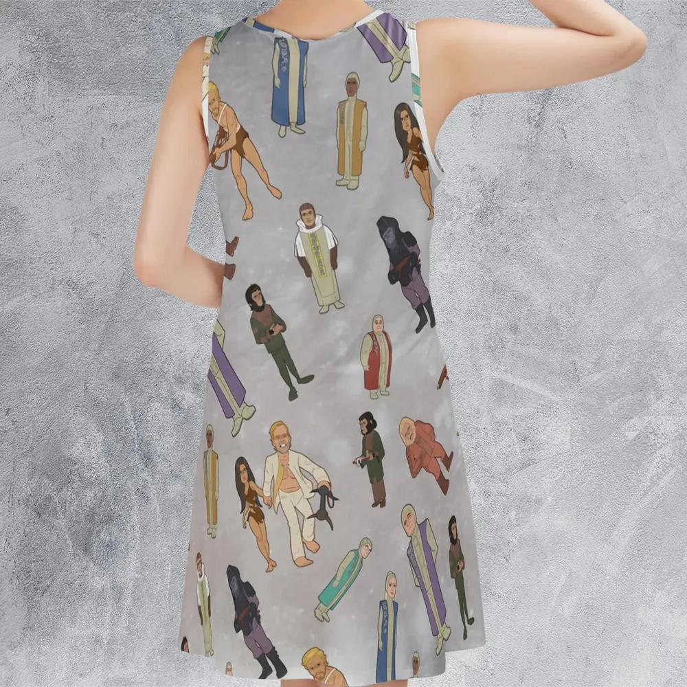 Planet of Apes Characters Sleeveless Dress - 3
