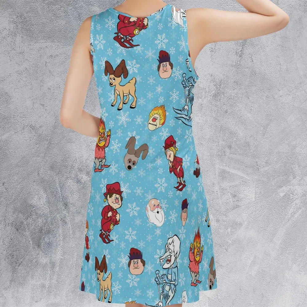 A Miser Brothers The Year Without a Santa Claus Sleeveless Dress - 3