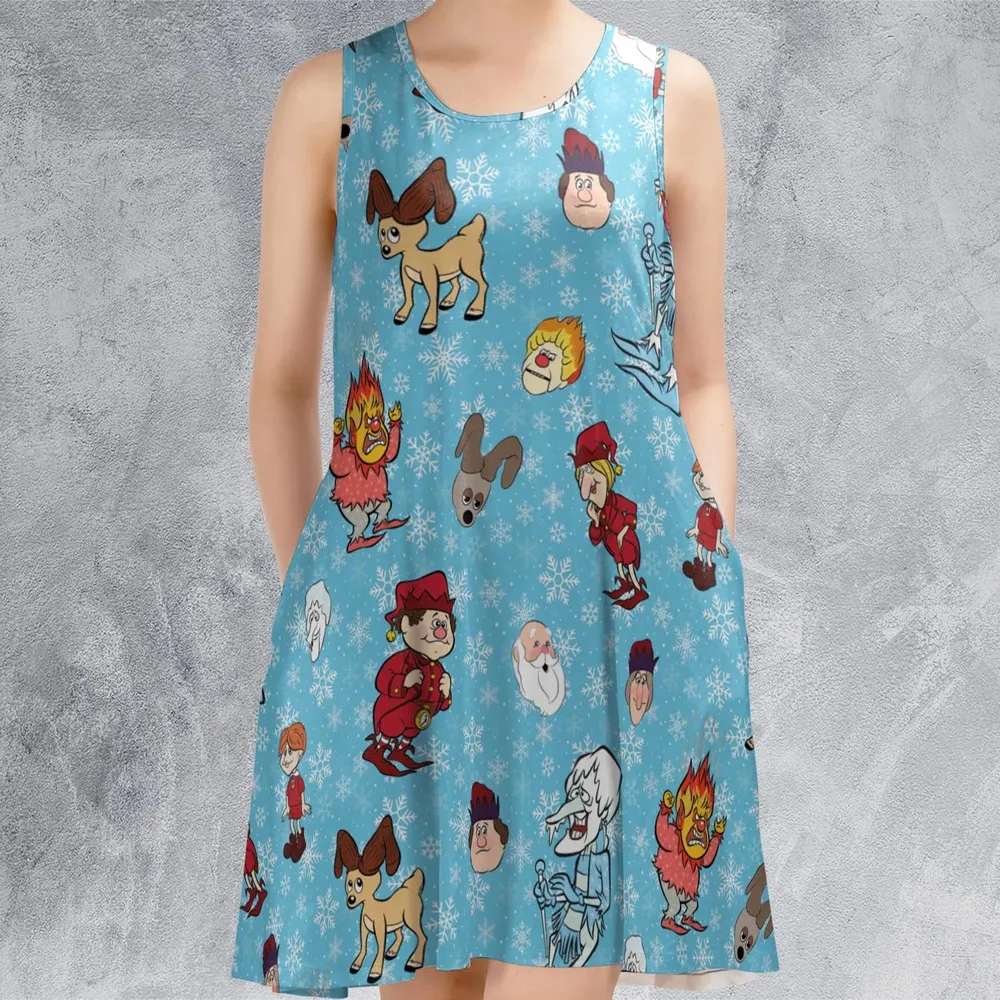 A Miser Brothers The Year Without a Santa Claus Sleeveless Dress - 2