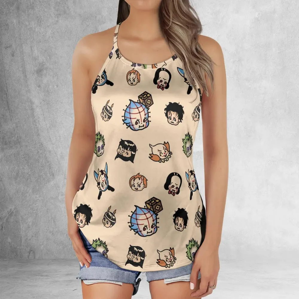 Horror Chic Criss Cross Tank Top - 2
