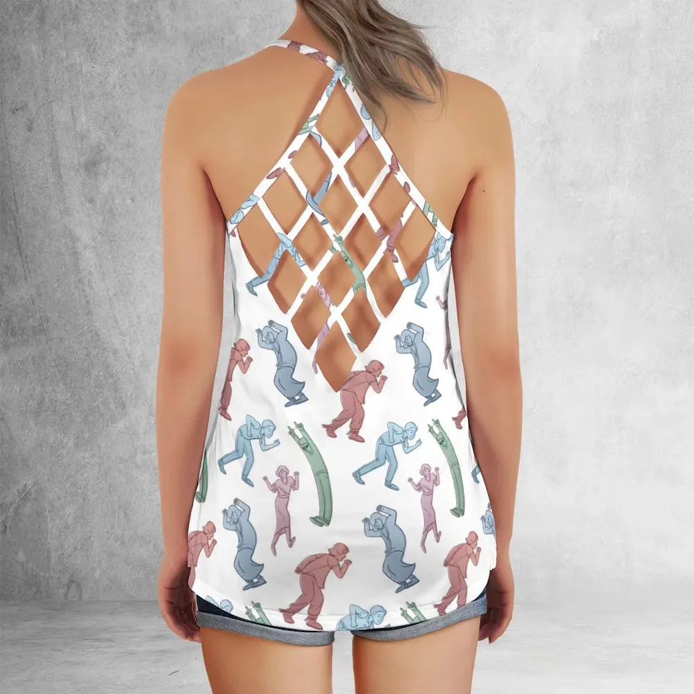 The Breakfast Club Dance Criss Cross Tank Top - 3