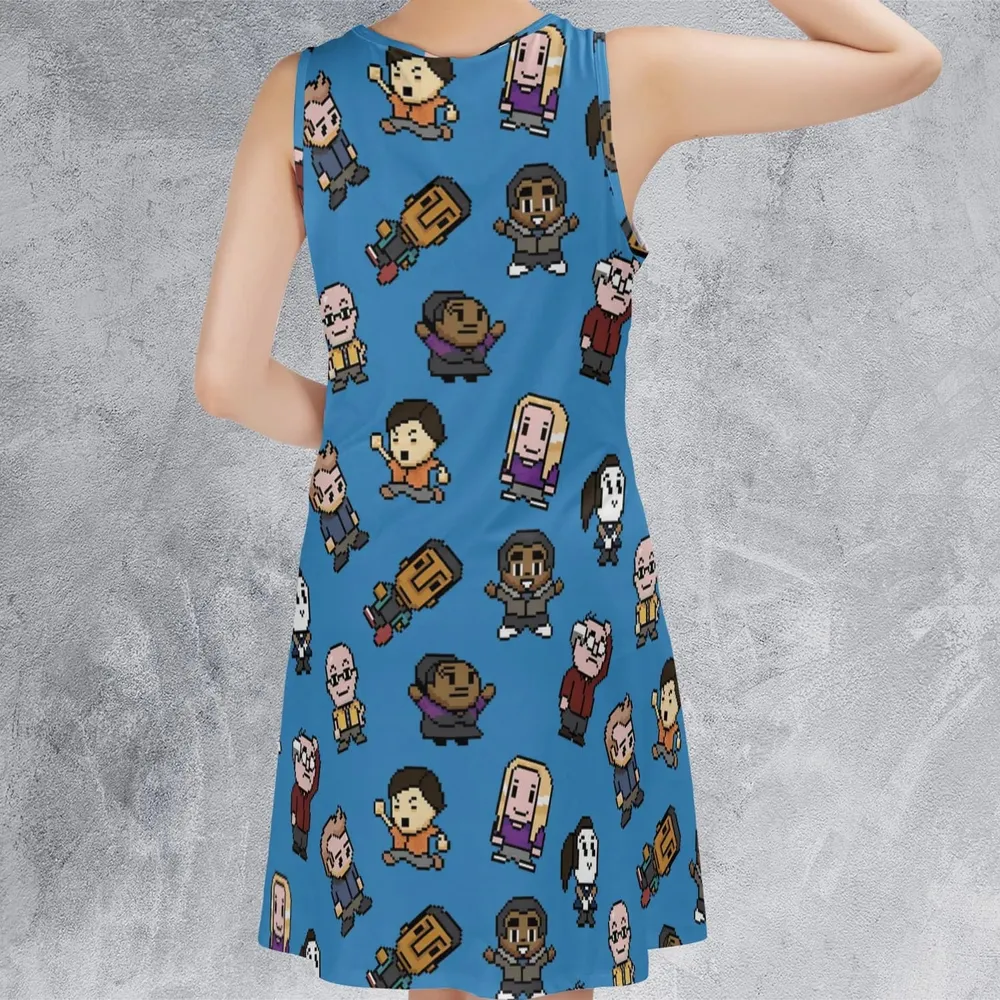 Pixel Community Sleeveless Dress - 3
