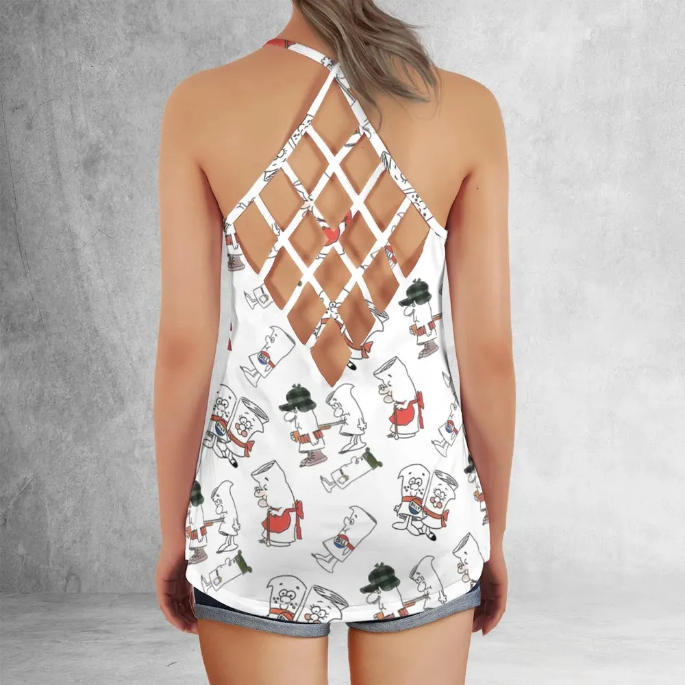 I’m Just A Bill Schoolhouse Rock Criss Cross Tank Top - 3