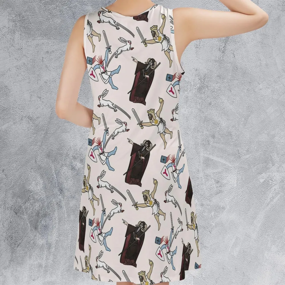 The Killer Rabbit Monty Python Sleeveless Dress - 3