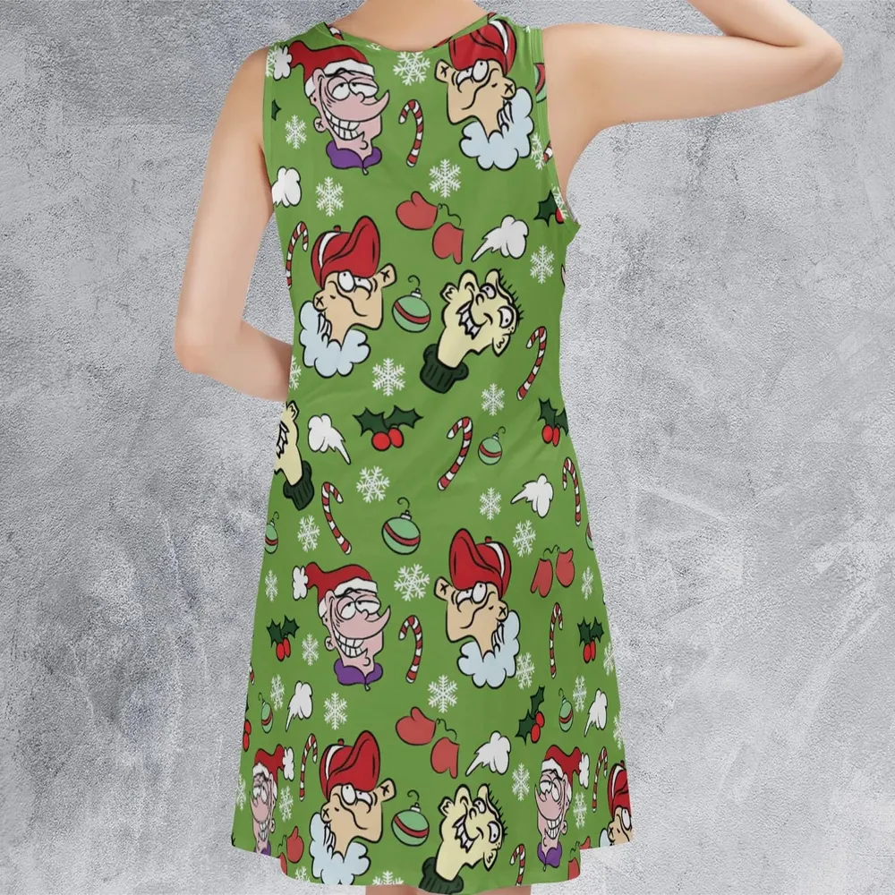 Holiday Mischief Ed Edd n Eddy Sleeveless Dress - 3