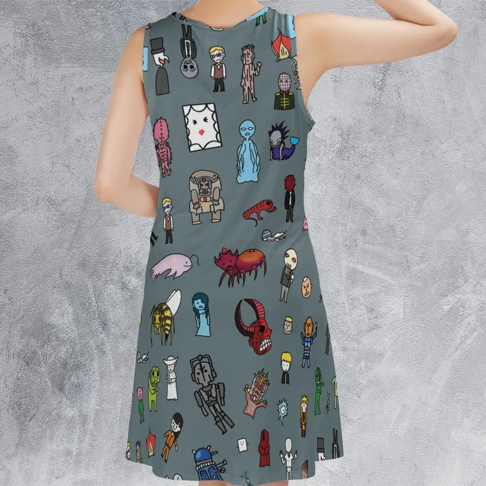 The Races of Doctor Who Sleeveless Dress - 3