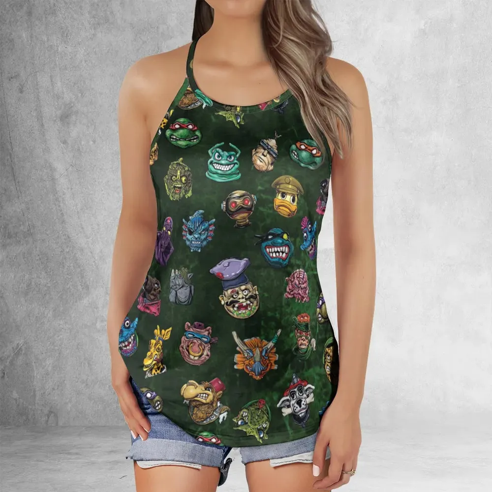 Good To Be Bad Guys Teenage Mutant Ninja Turtles Criss Cross Tank Top - 2