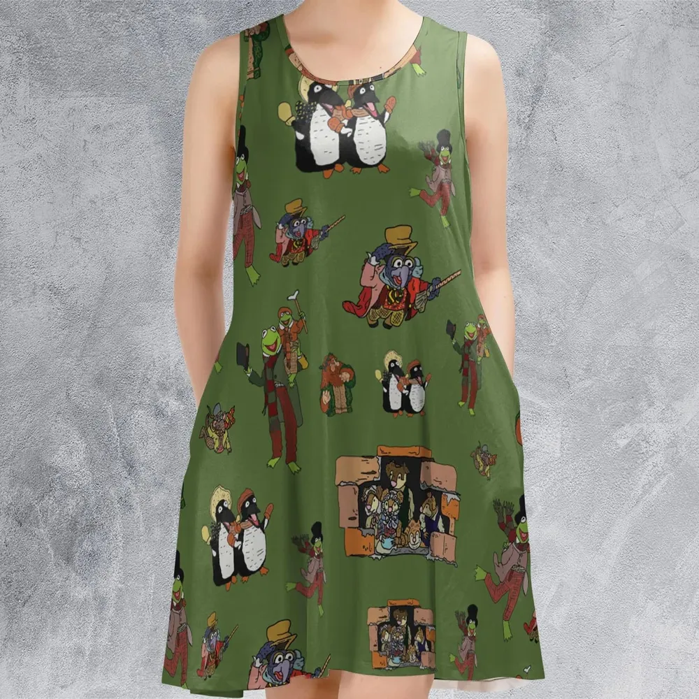 The Muppet Christmas Carol Characters Sleeveless Dress - 2