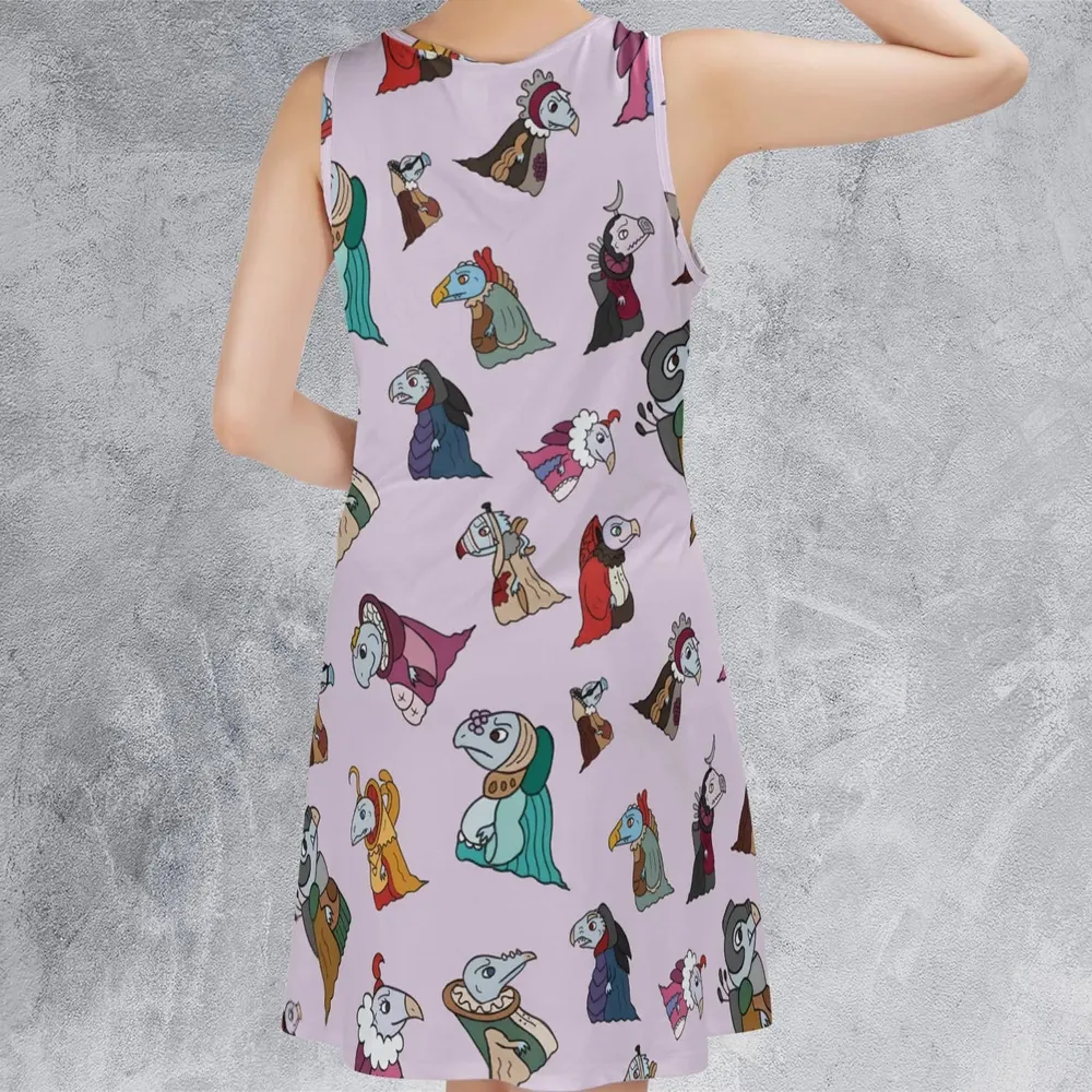 Cute Skeksis The Dark Crystal Sleeveless Dress - 3