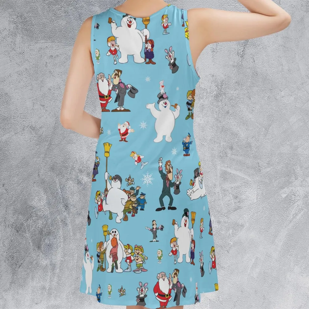 Cast Frosty The Snowman Sleeveless Dress - 3