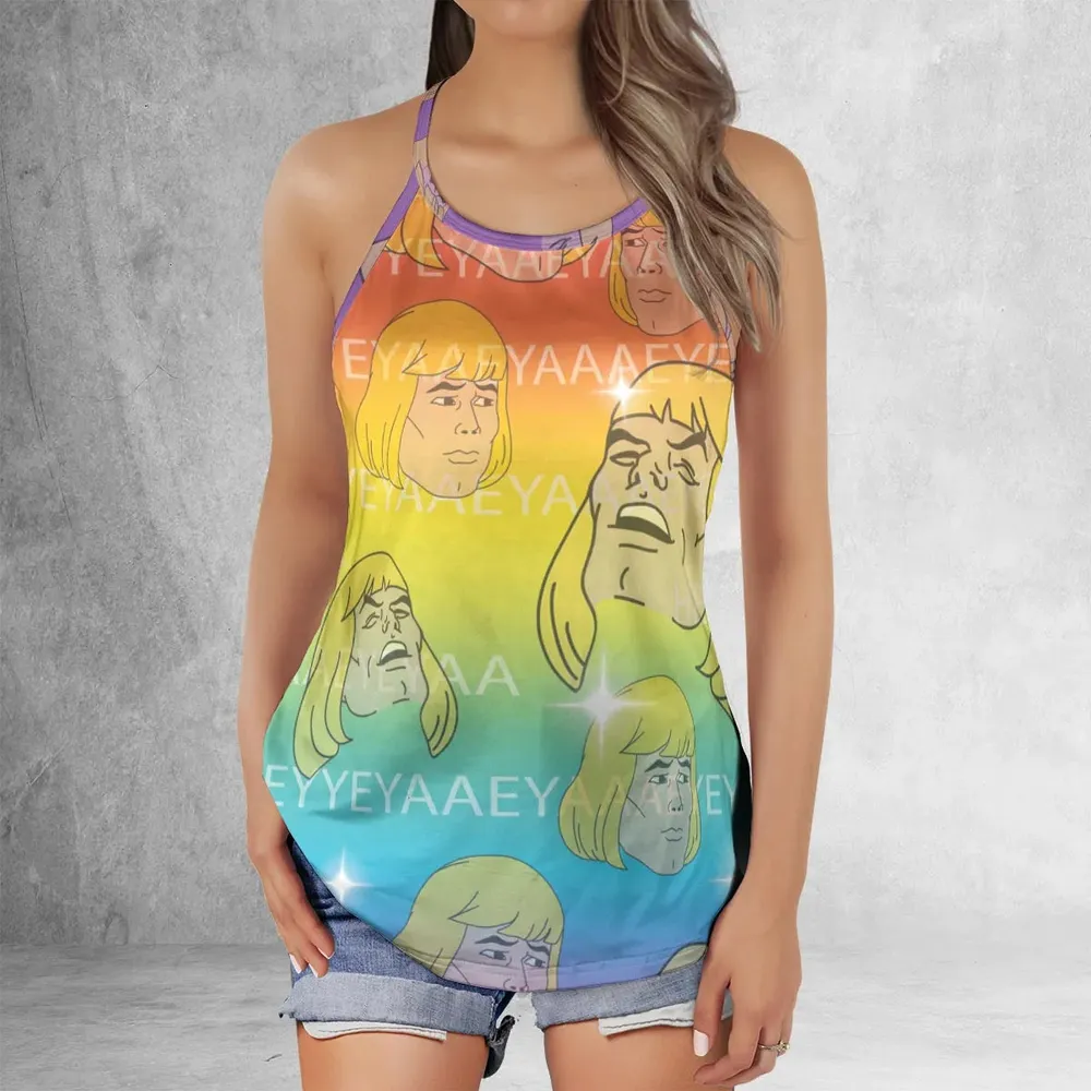HEYYEYAA He-Man MOTU Criss Cross Tank Top - 2