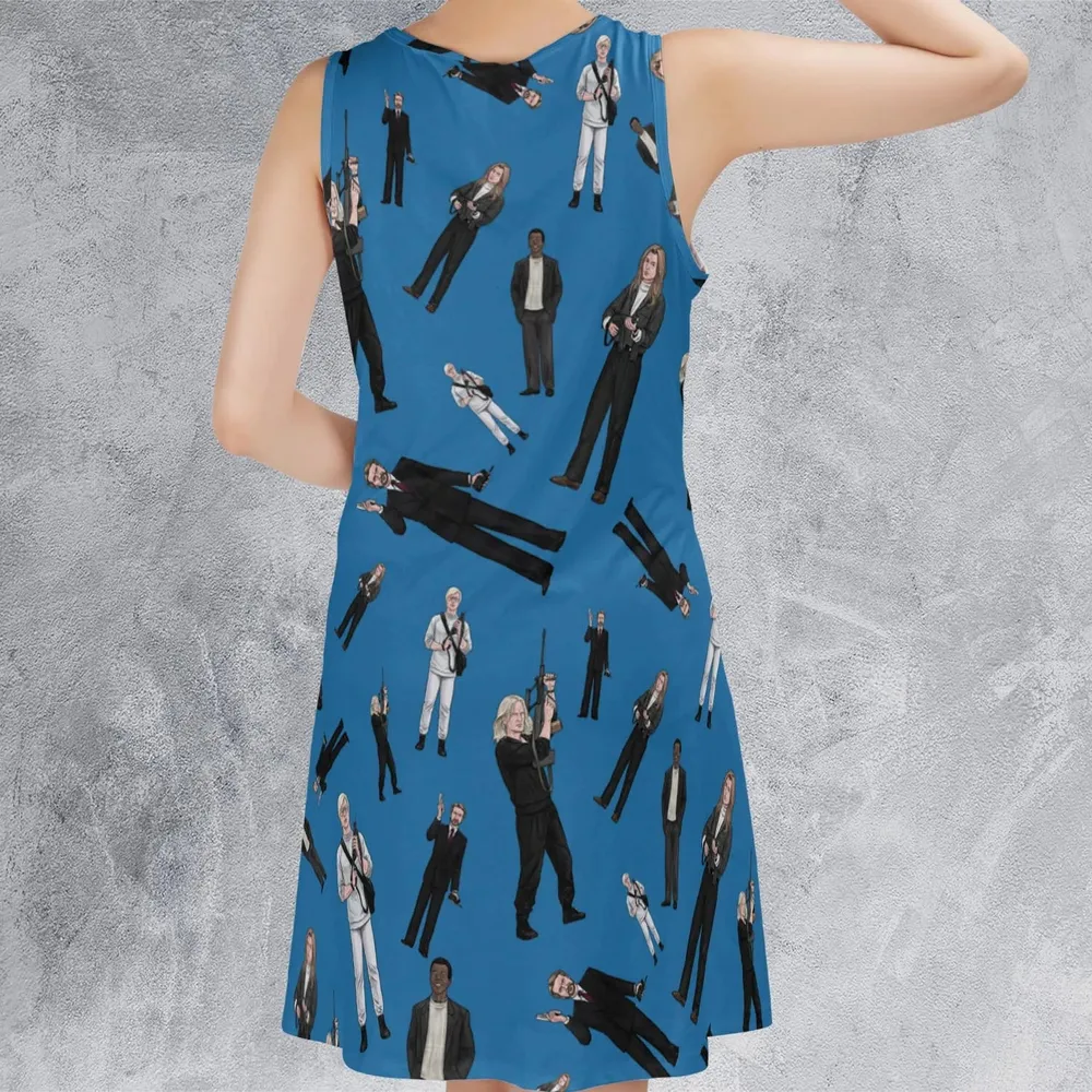 Nakatomi Takeover Die Hard Sleeveless Dress - 3