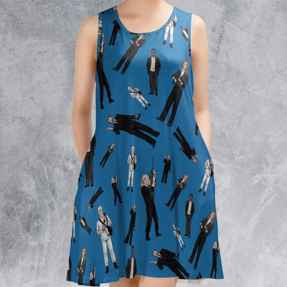 Nakatomi Takeover Die Hard Sleeveless Dress - 2